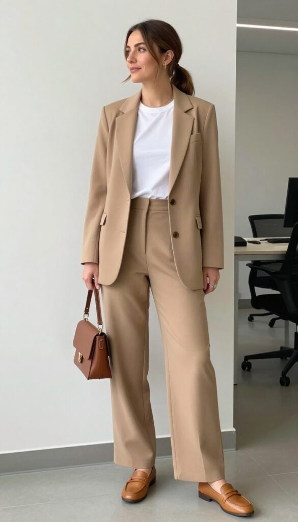 1. The Blazer + Trousers Combo