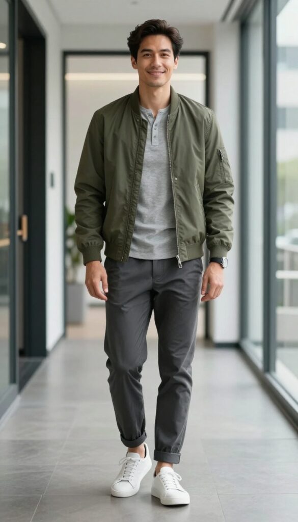 11. The Bomber Jacket with Smart Joggers