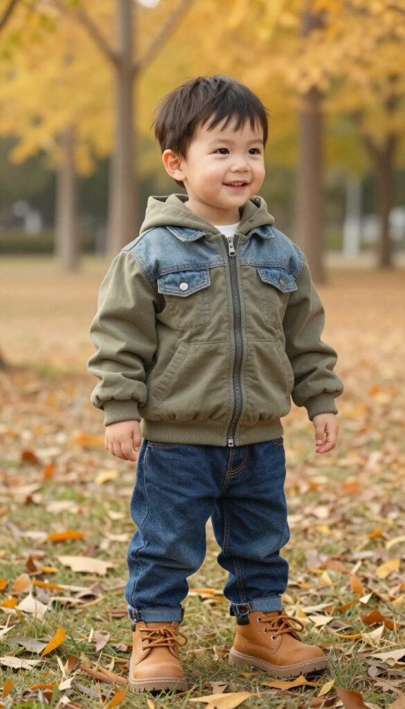 2. Denim Jacket Over a Hoodie