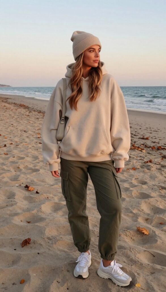 11. Hoodie and Cargo Pants
