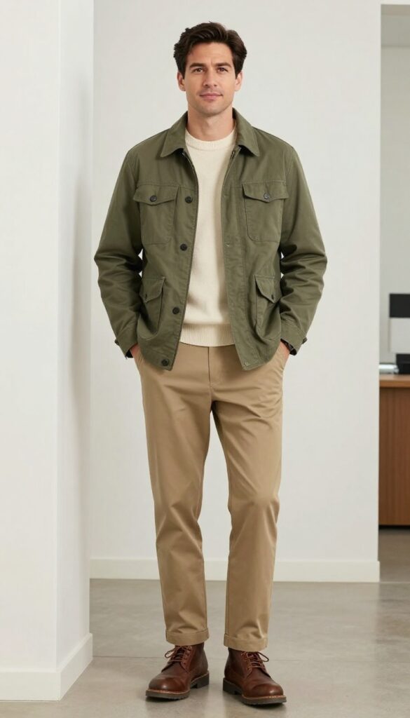 9. The Earth-Tone Layered Look