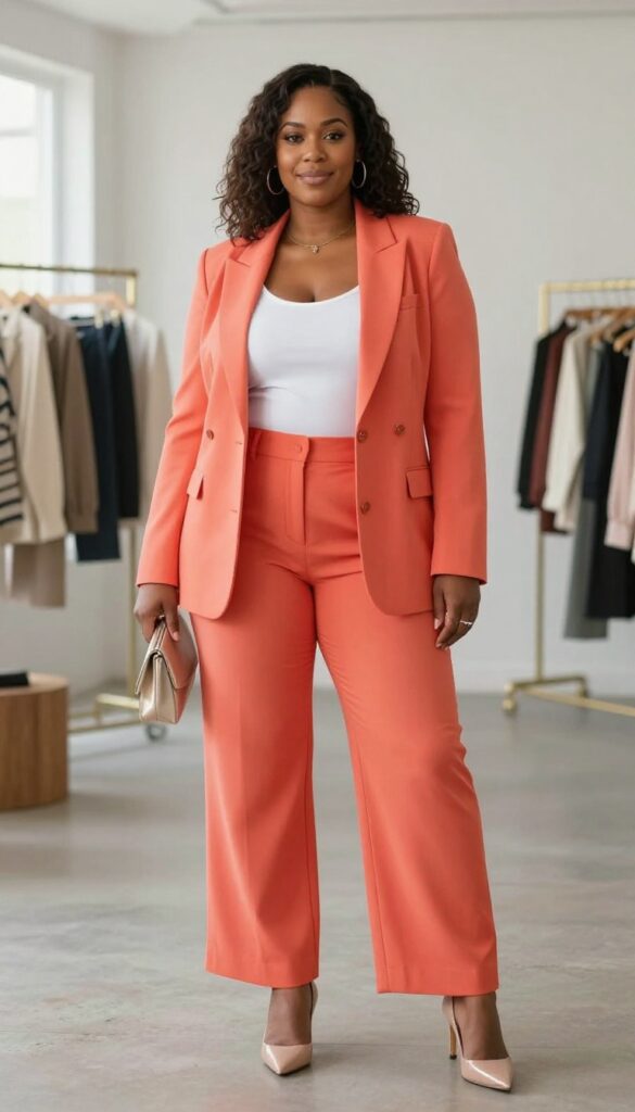 9. The Power Suit with a Twist