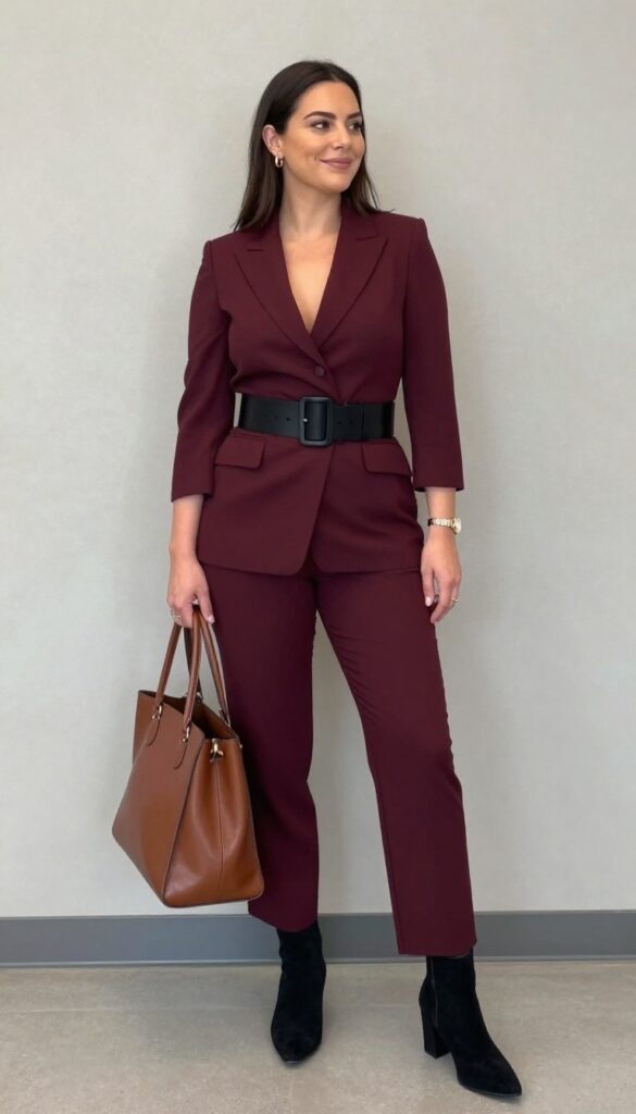 5. Tailored Jumpsuit + Belt