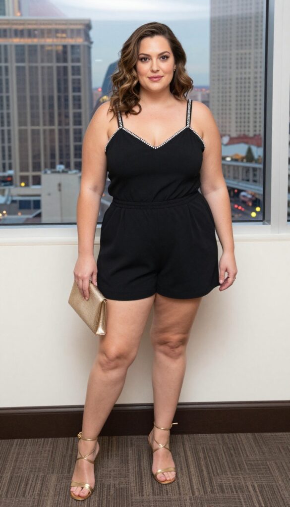 12. Romper with Embellished Details