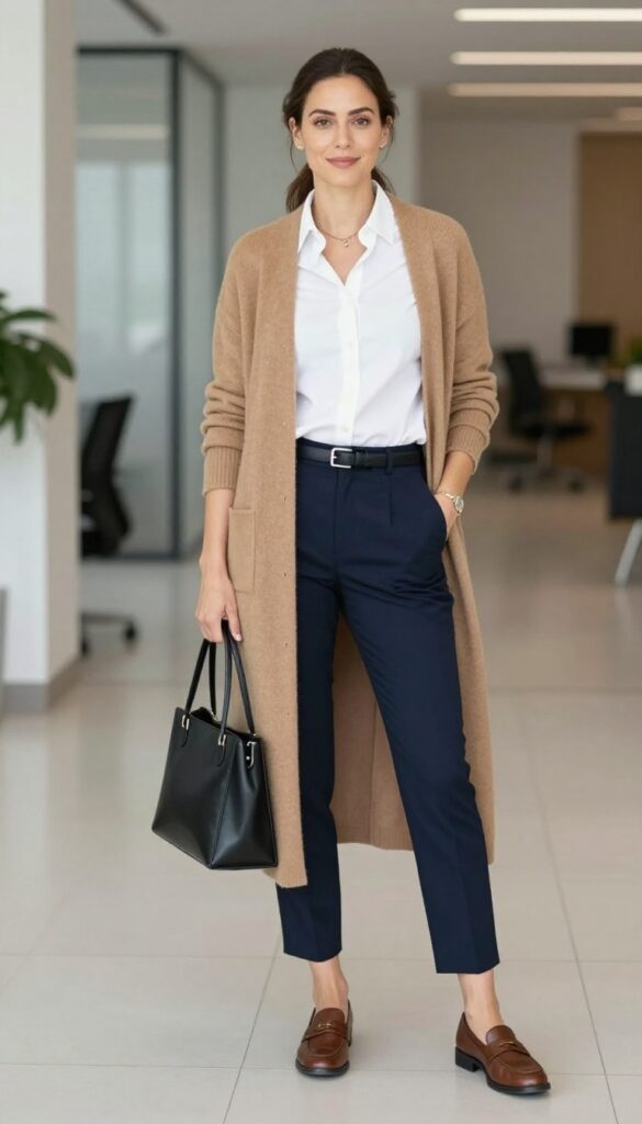 12. The Layered Look with a Cardigan