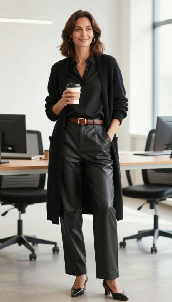 15. Monochrome Look: All Cream or All Black