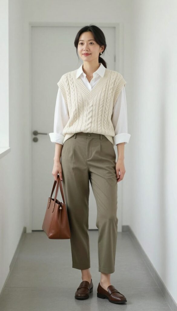 11. Sweater Vest and Trousers