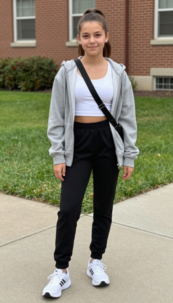 12. Track Pants and a Crop Top
