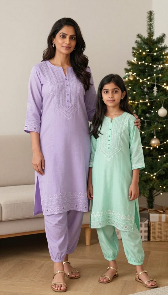 6. Pastel Palazzo Sets with Floral Embellishments