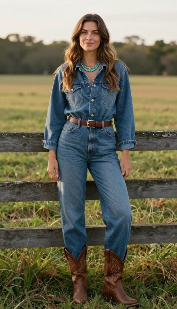 13. Layered Necklaces and a Simple Jumpsuit