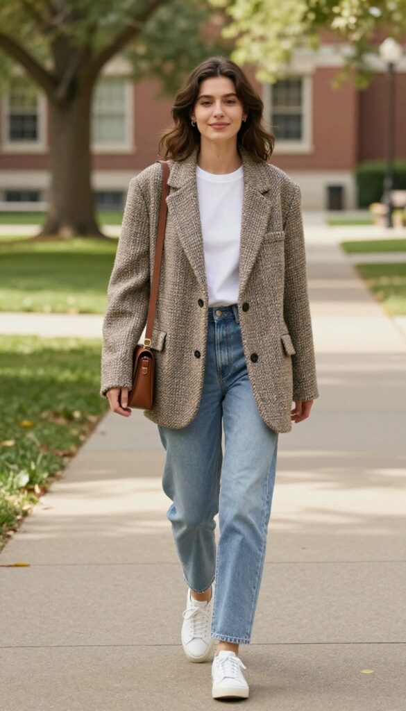 13. Blazer and Jeans