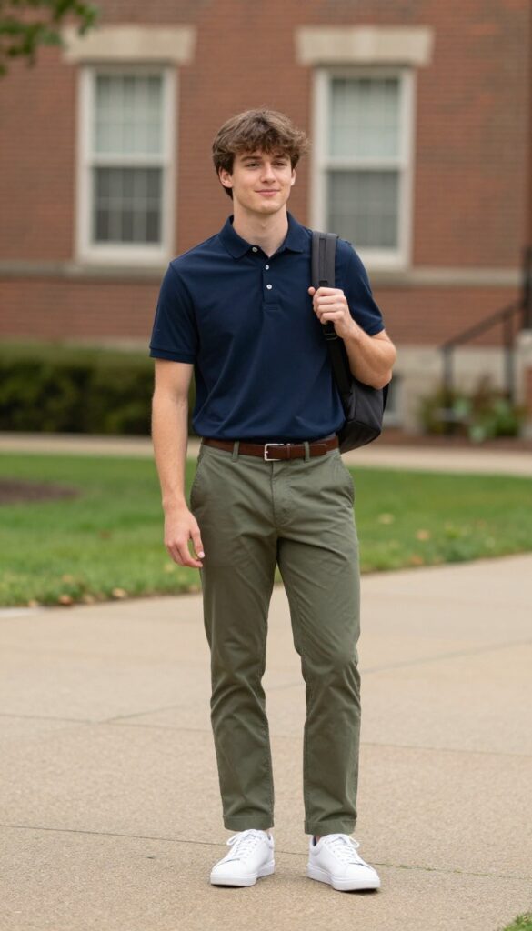 6. Chinos and a Polo Shirt
