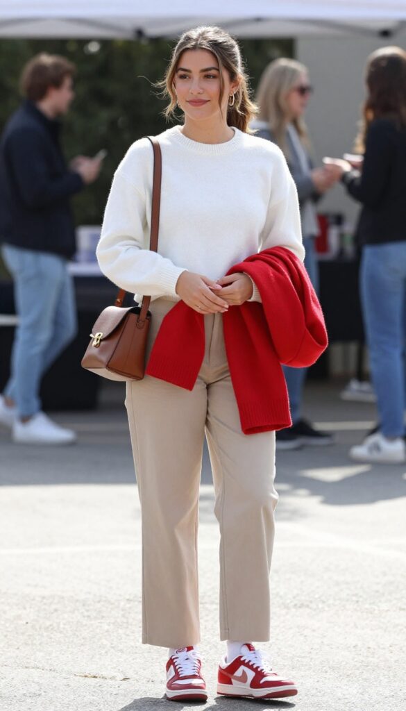 13. Team Spirit Accessories with Neutral Outfit