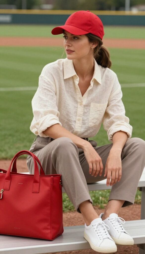 10. Monochrome Neutrals with a Pop of Color