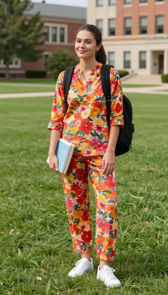 12. Plazo Kurta Set with Sneakers