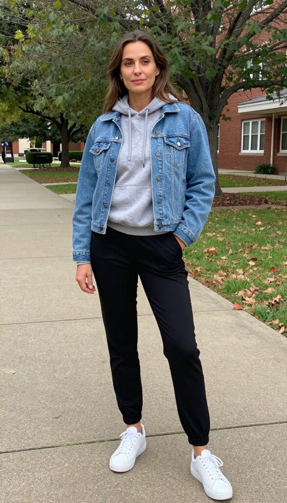 5. Layered Hoodie and Joggers