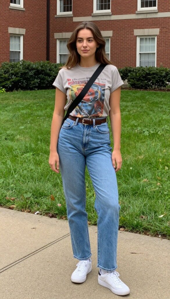 1. The Elevated Tee and Jeans Combo