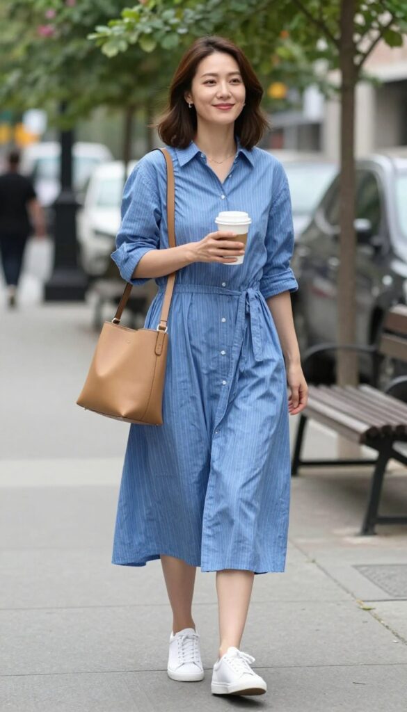 10. The Simple Dress and Sneakers