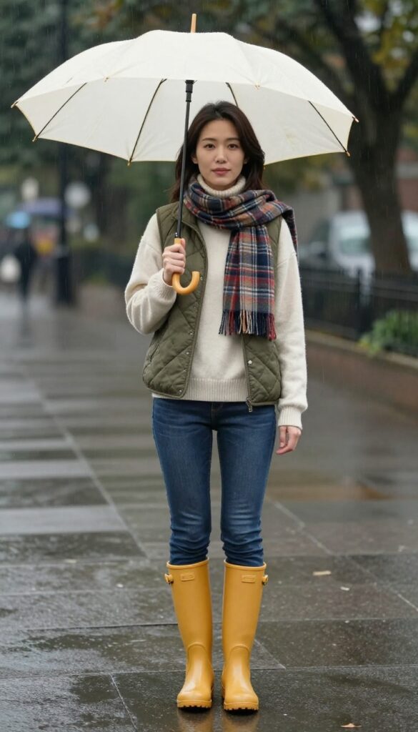 6. Rainy Day Layered Look