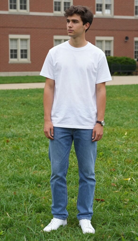 1. The Classic Denim & Tee Combo