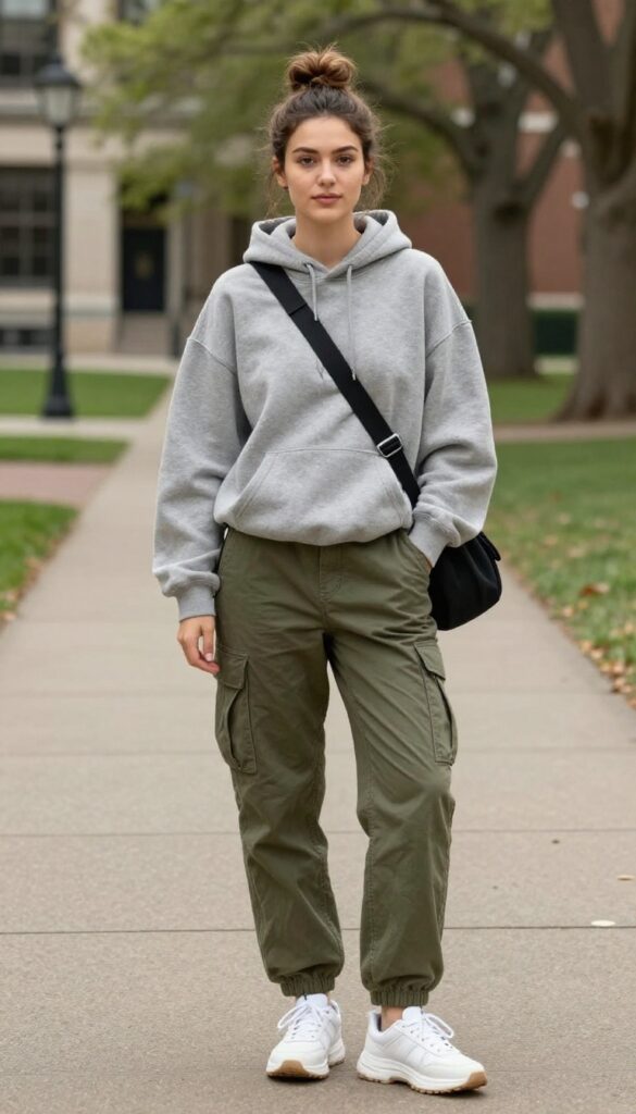 5. Hoodie and Cargo Pants