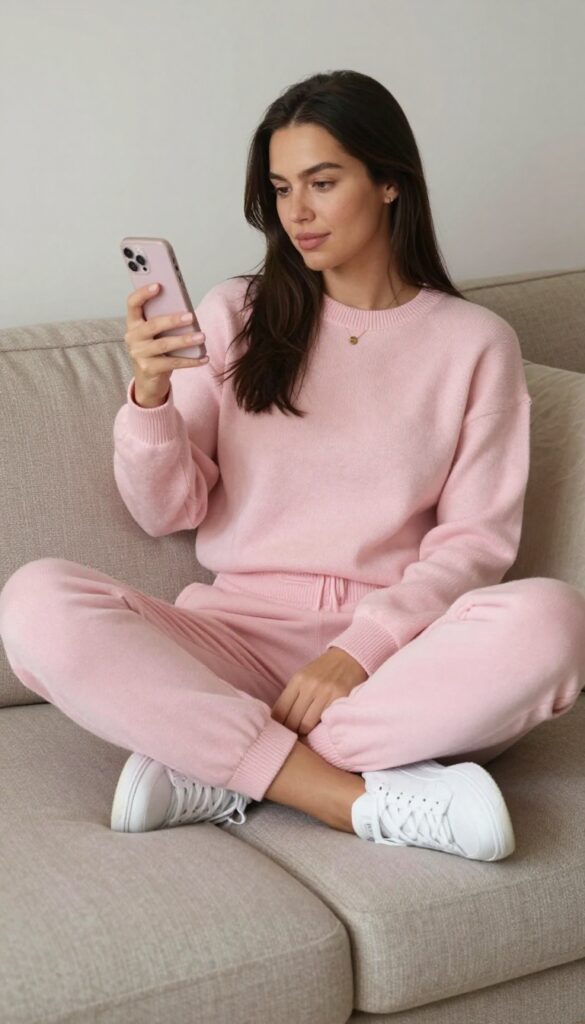 10. Cozy Night In with a Knit Set