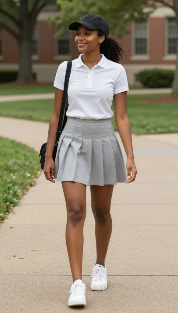 14. Polo Shirt & Tennis Skirt