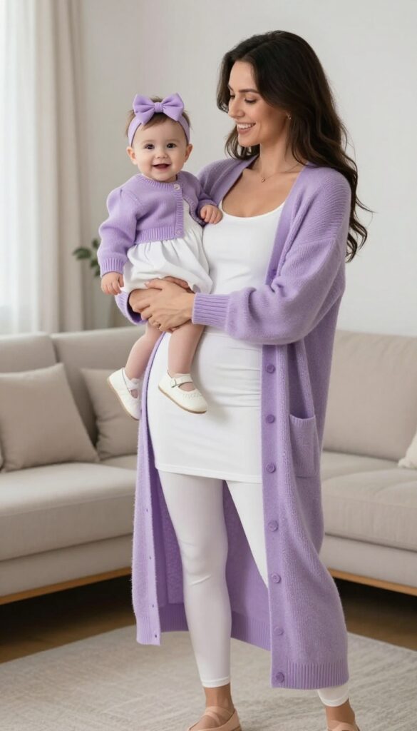 10. Matching Knit Cardigans and Dresses