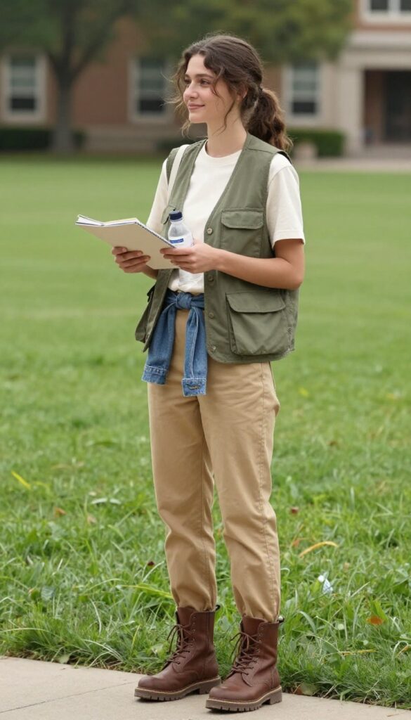 3. Biology Major: Practical Layers & Outdoor-Ready Style