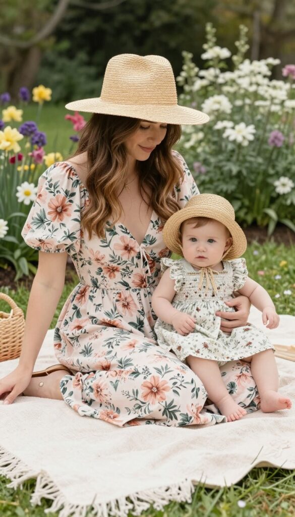 3. Floral Dresses for a Spring Garden Shoot