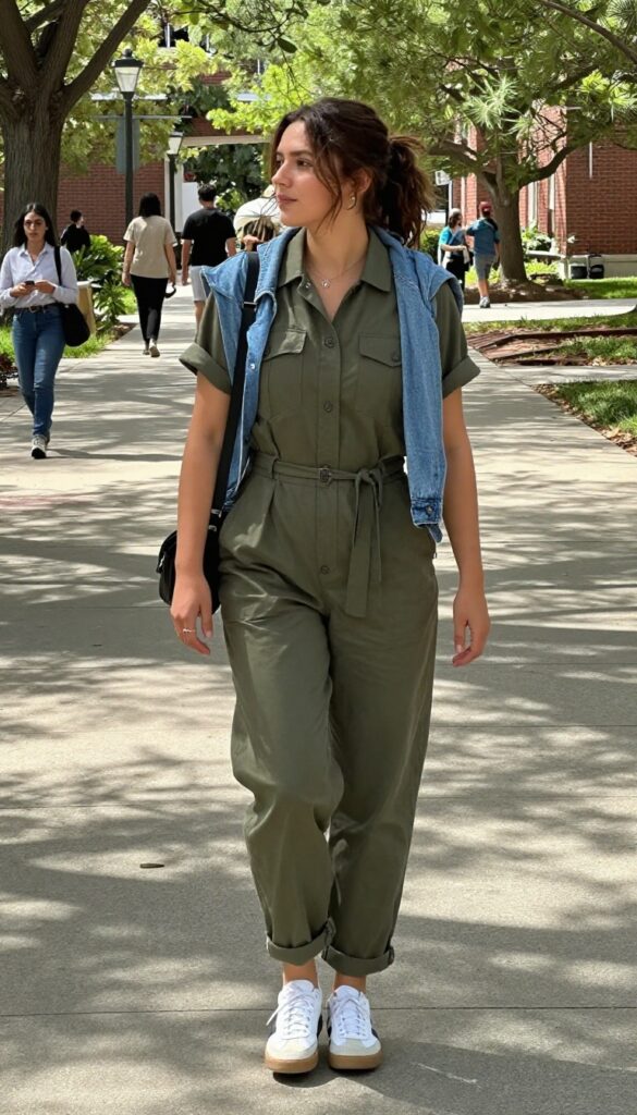 12. Jumpsuit or Romper with Sneakers