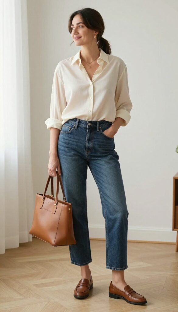 3. The Classic Jeans and a Nice Top