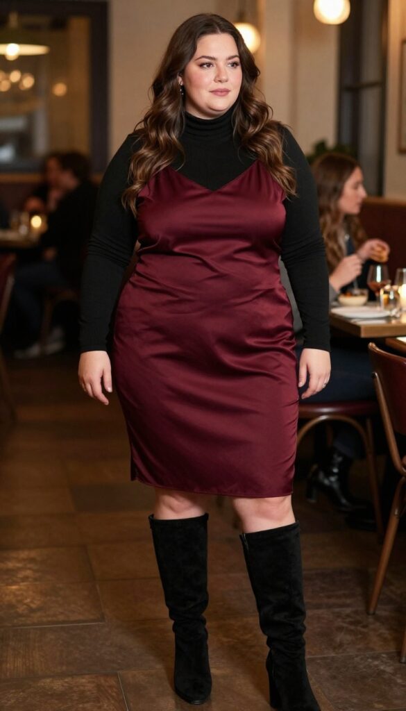 8. Slip Dress and a Turtleneck