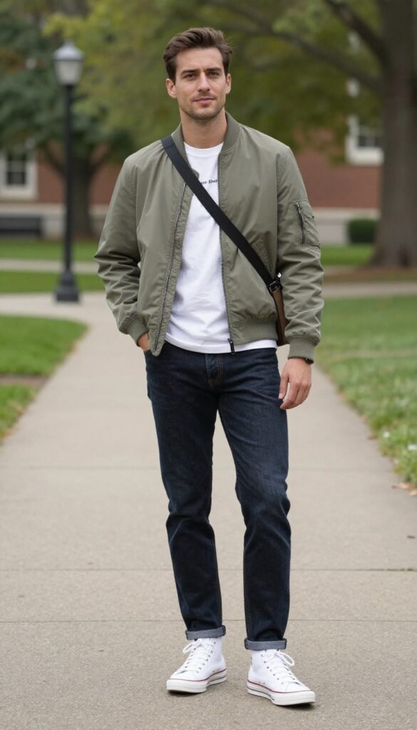 7. The Lightweight Bomber Jacket