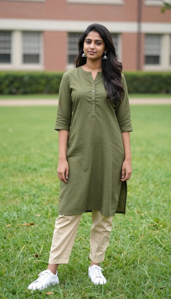 9. Dhoti Pants with a Crop Top or Short Kurta