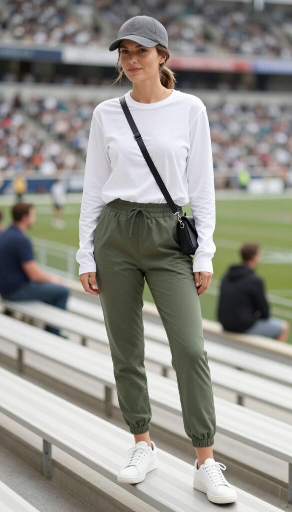 2. Athleisure Elevated with Joggers