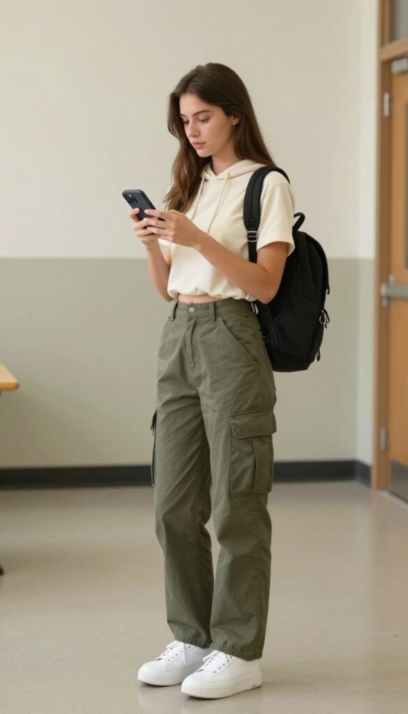5. Hoodie and Cargo Pants
