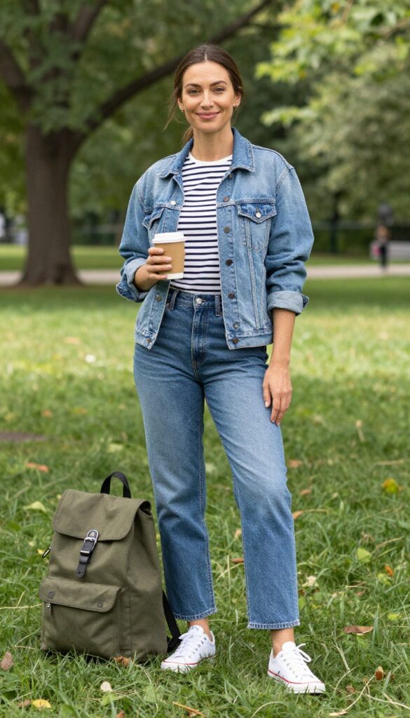 3. Weekend Denim and Stripes