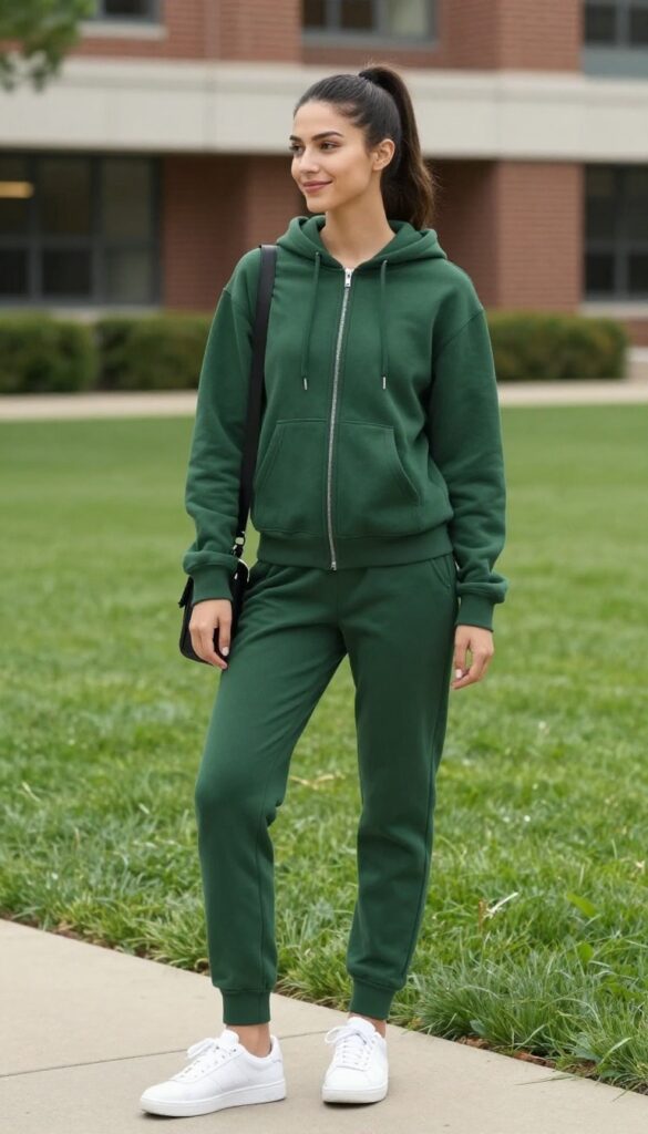 9. Matching Sweatsuit Set