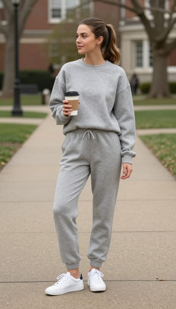 9. Matching Sweatsuit Set