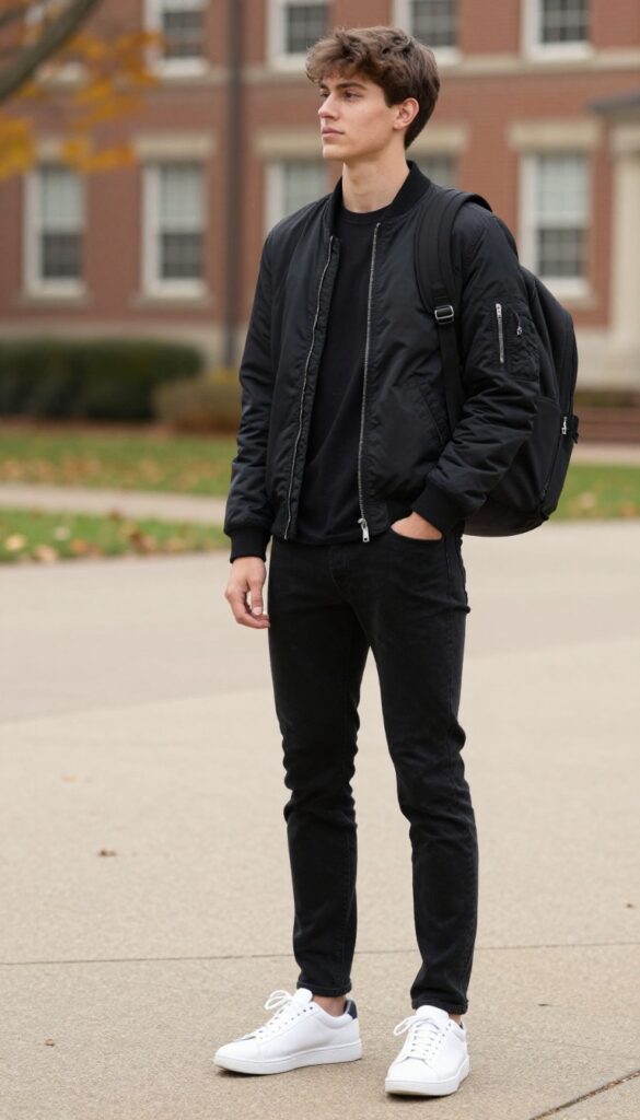 9. The Minimalist All-Black Outfit