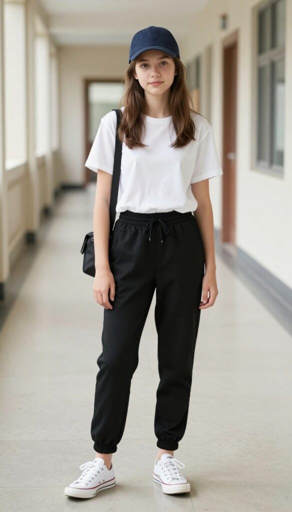 5. Joggers and a Plain Tee