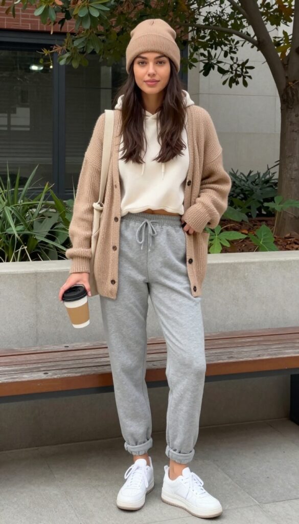 9. Joggers and a Cropped Hoodie