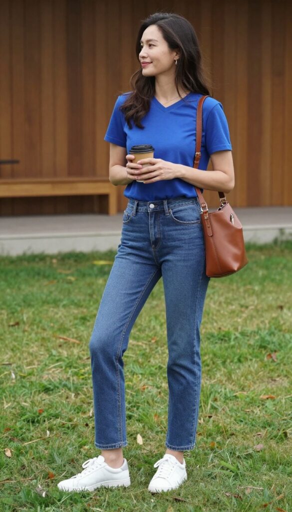 1. Classic Denim and a Team Tee