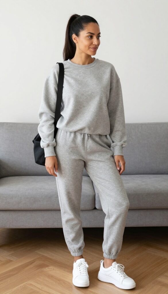 15. Matching Sweatshirt and Joggers Set