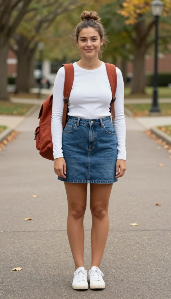 13. Long-Sleeve Tee and Overall Dress