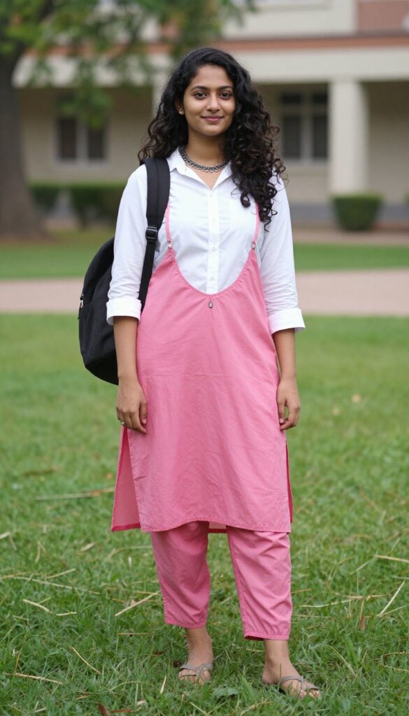 4. White Shirt and Patiala Salwar