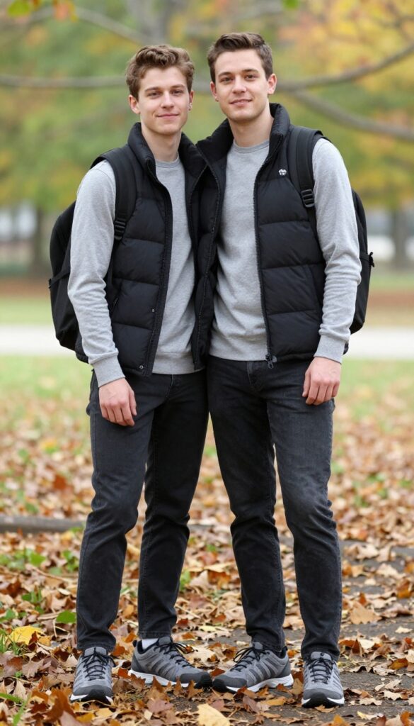 12. The Vest and Long-Sleeve Tee