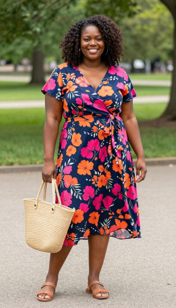 6. Floral Maxi Dress for Warm Days