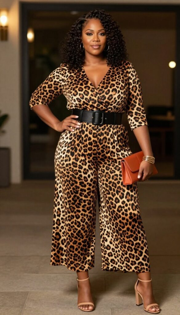 10. Wide-Leg Jumpsuit with Belt